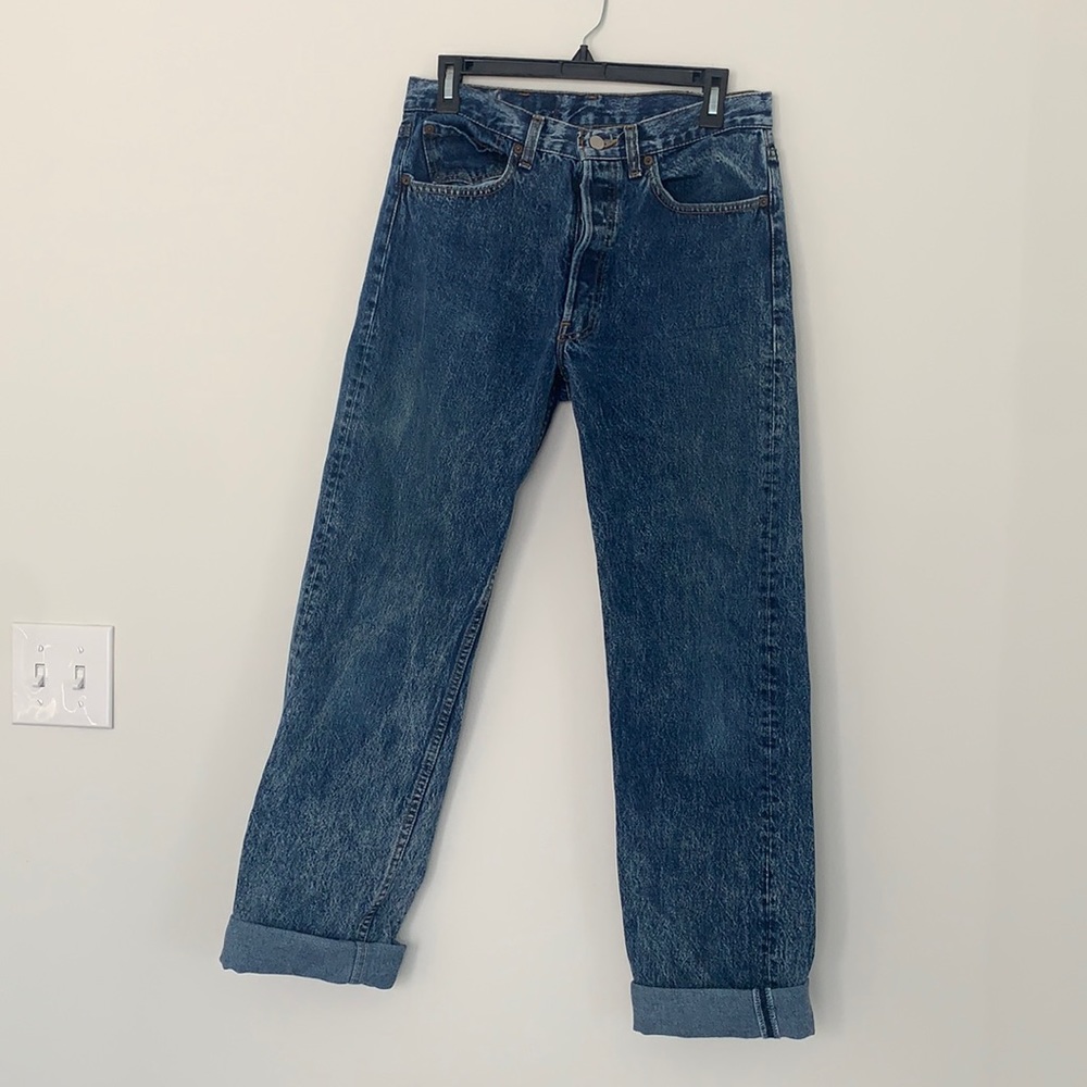 Vintage Levi Strauss Blue Jeans 32 width 34 length